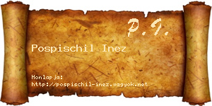 Pospischil Inez névjegykártya